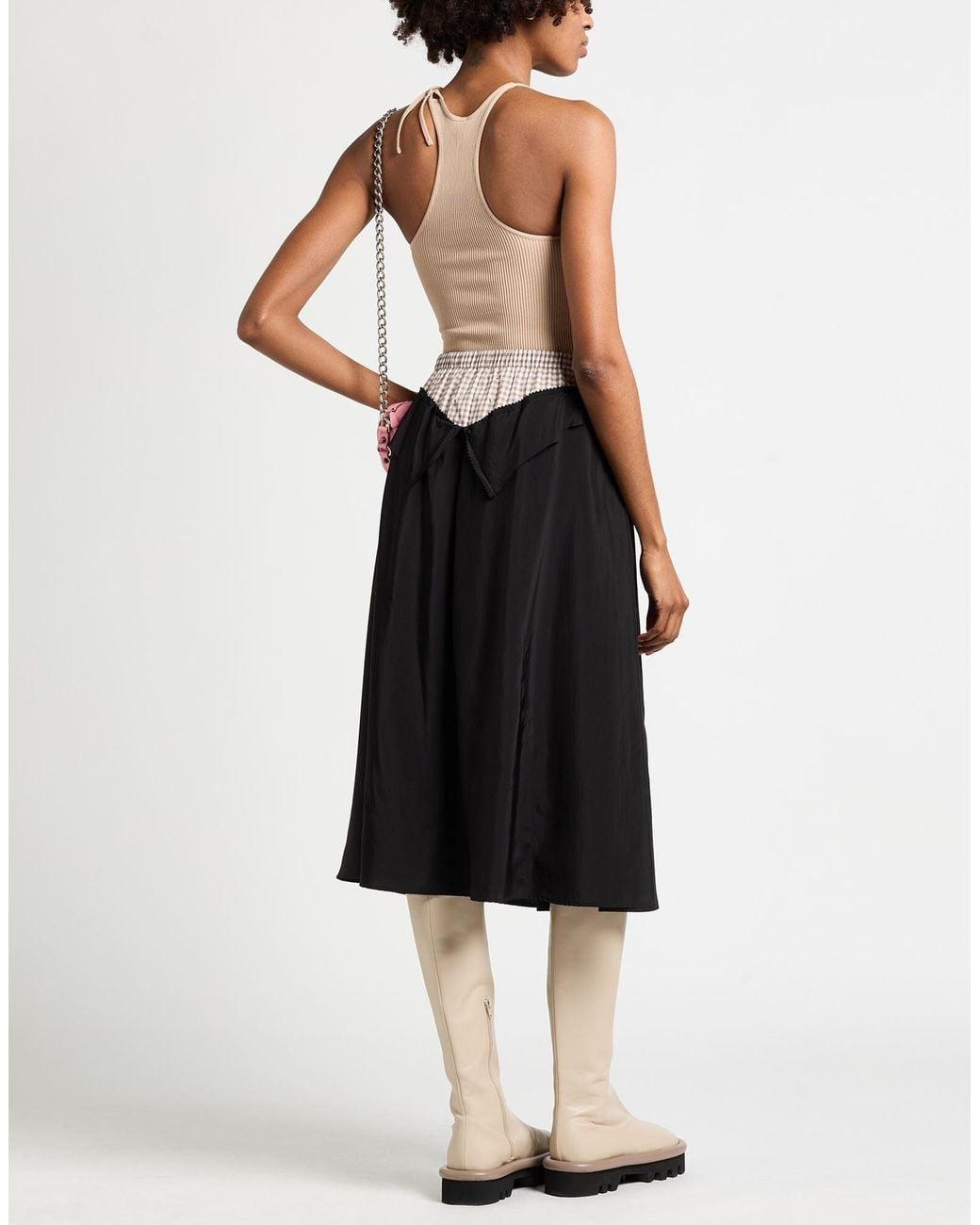 Maison Margiela Black Midi Skirt