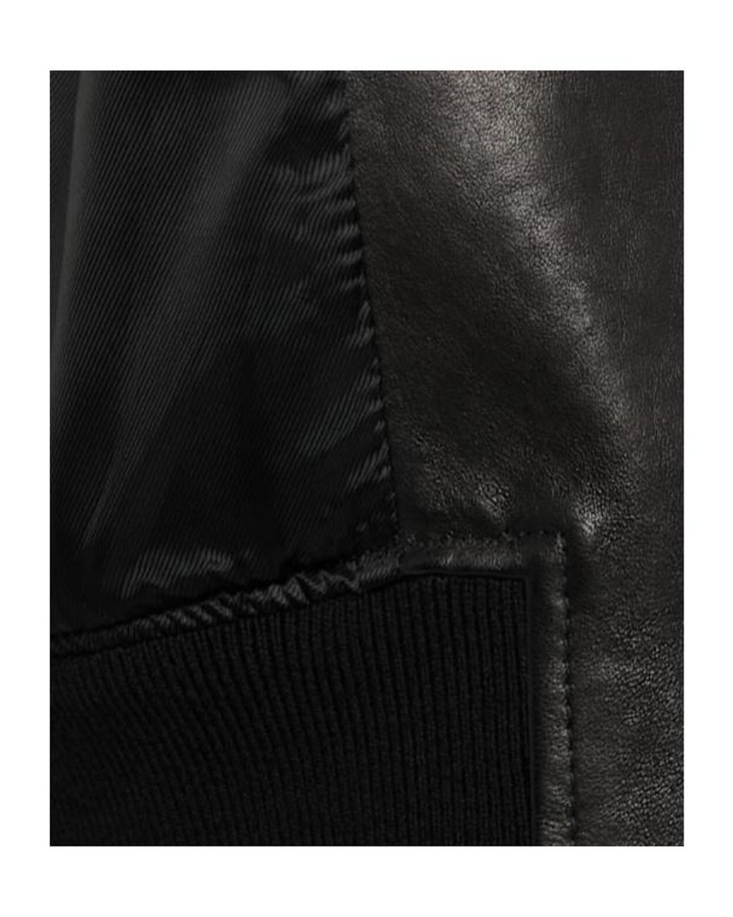 Khaite Black Shelman Leather Jacket
