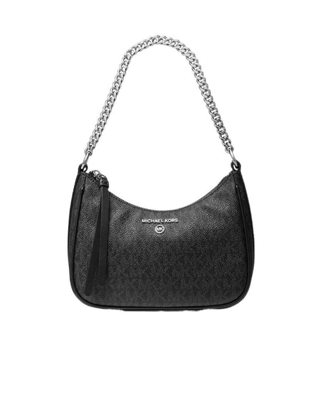 Michael Kors Black Small Jet Set Charm Chain Bag