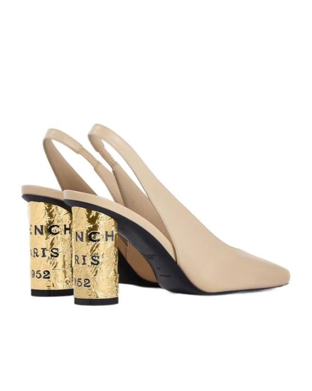 Givenchy Natural Tape Slingback Heeled Pumps