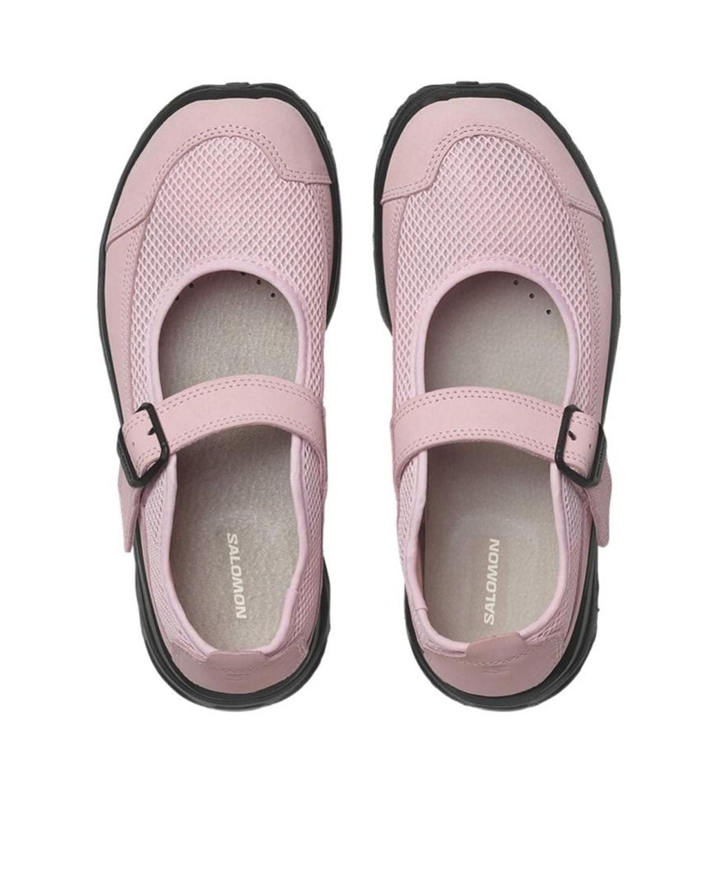 Salomon Lab Pink Salomon Mary Jane Flat Shoes