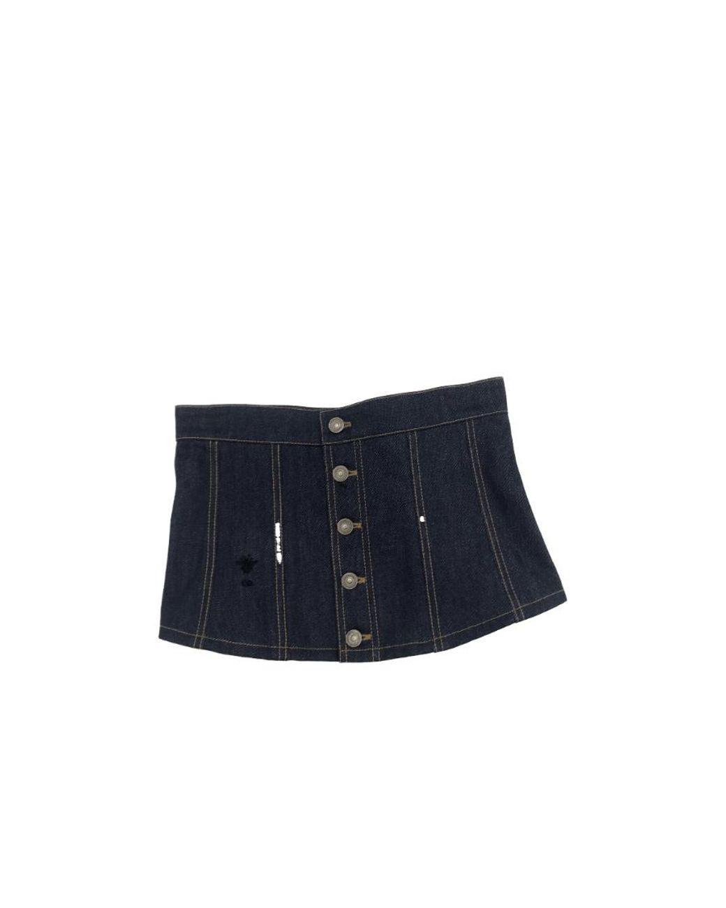 Dior Blue Denim Skirt