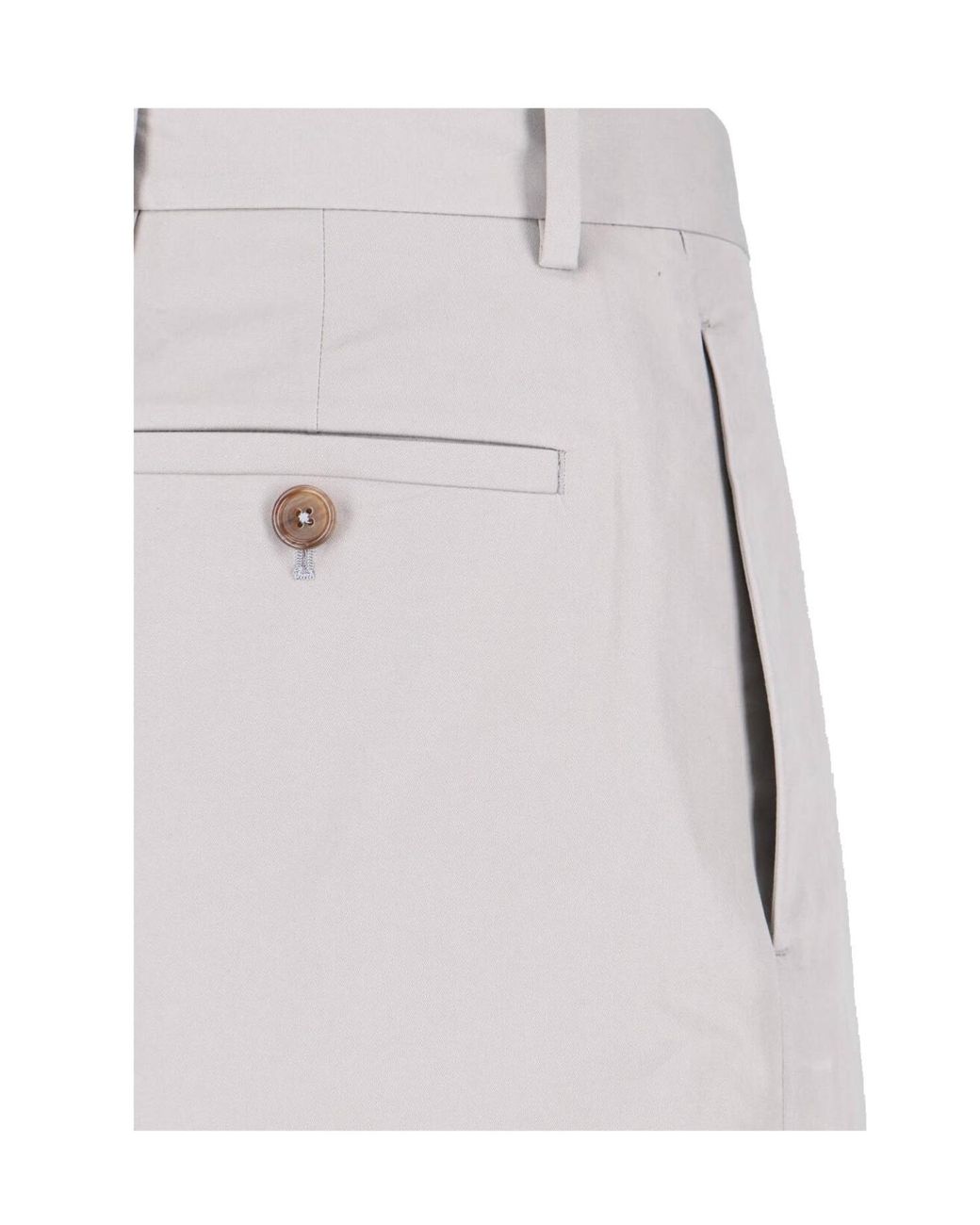Jil Sander White High-Waisted Tailored Wide-Leg Trousers for men