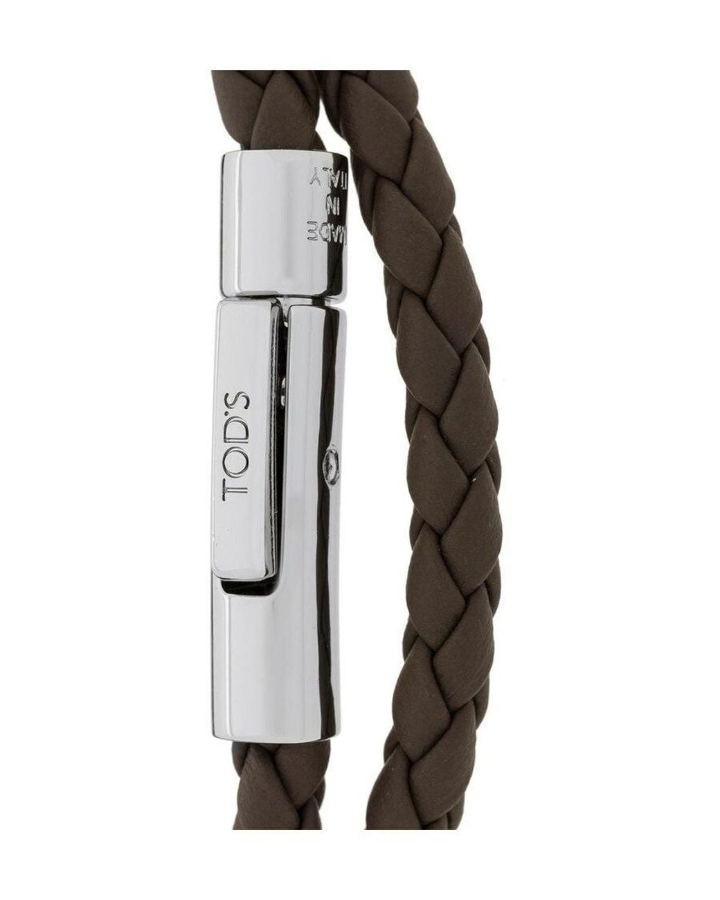 Tod's White Mycolors Woven Bracelet for men