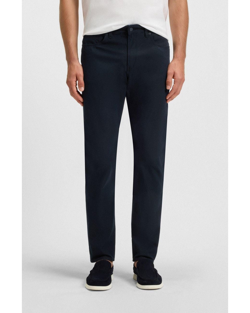 Boss Blue Boss Straight-Leg Trousers for men