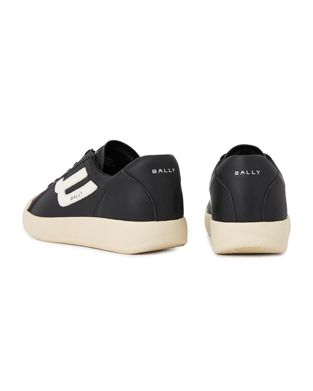 Bally Black Round-Toe Sneakers for men