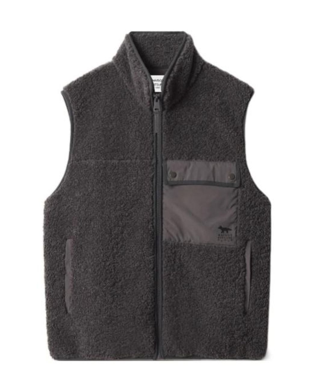 Maison Kitsuné Black Fleece Sleeveless Jacket for men