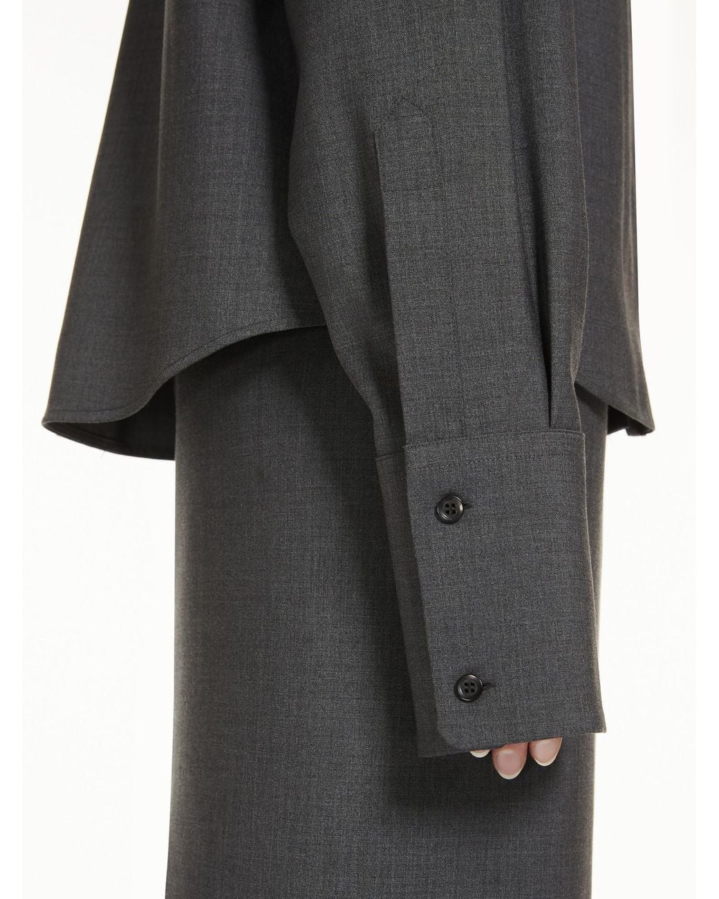 Sportmax Black Mappa Oversized Shirt