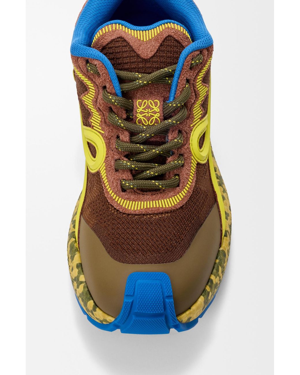 Loewe Yellow Pogo Logo-Appliqué Sneakers for men