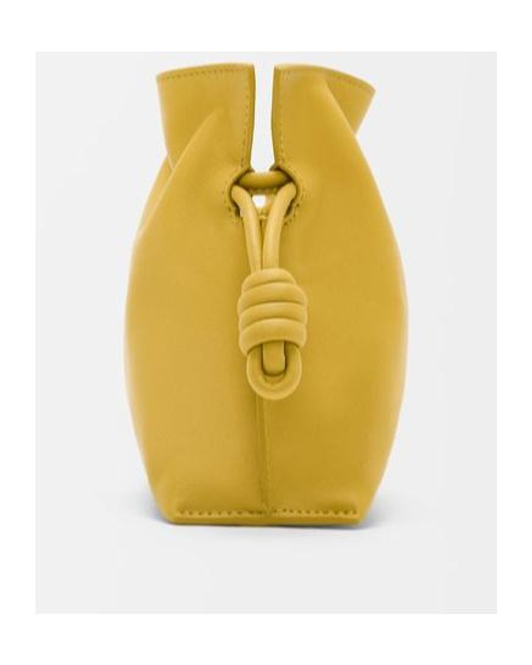 Loewe Yellow Mini Flamenco Clutch Bag