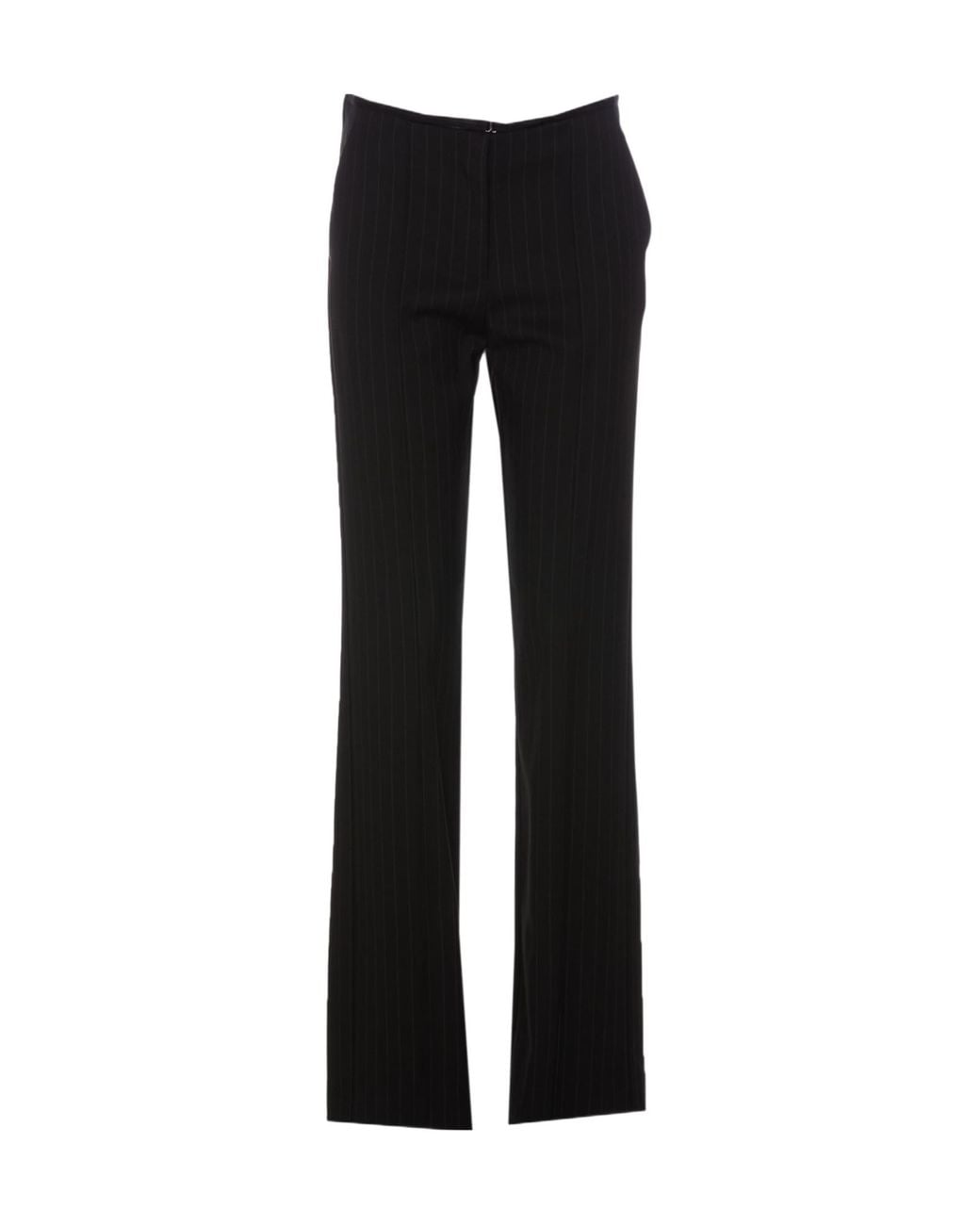 Patrizia Pepe Black Straight Leg Pants