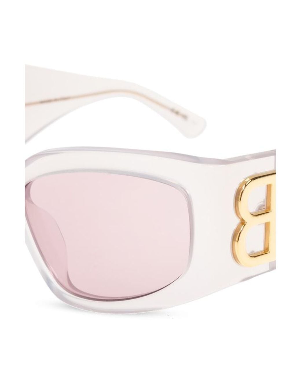 Balenciaga Pink Eyewear Bossy Cat-Eye Sunglasses