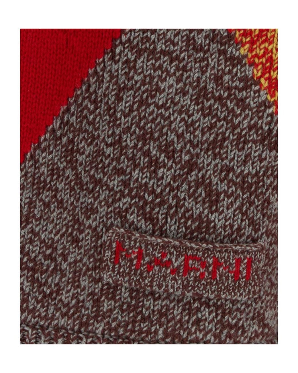 Marni Red High Neck Loose Fit Cardigan