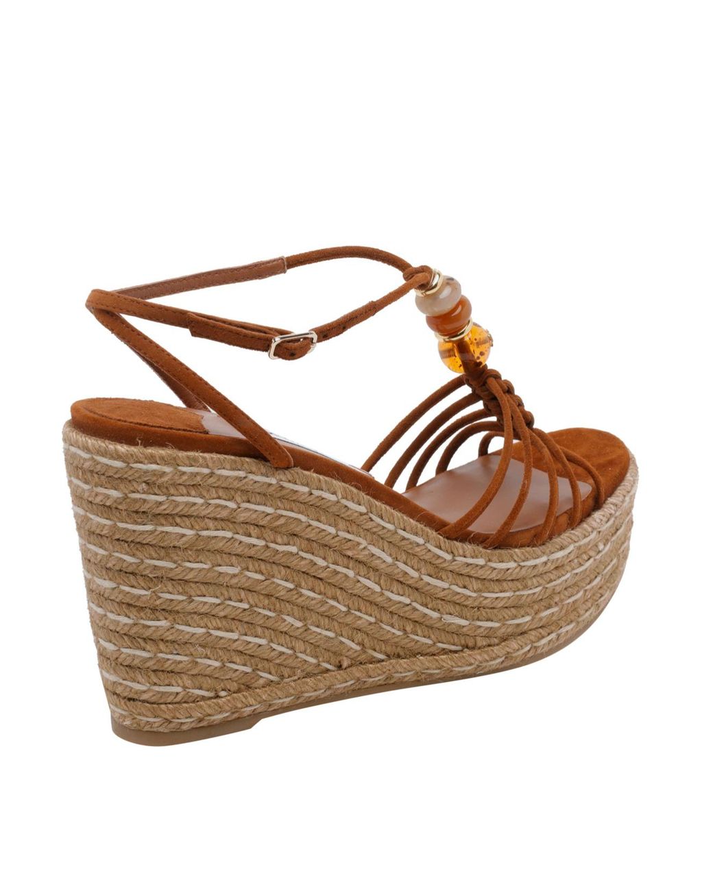 Jimmy Choo Brown Lemi Wedge Sandals