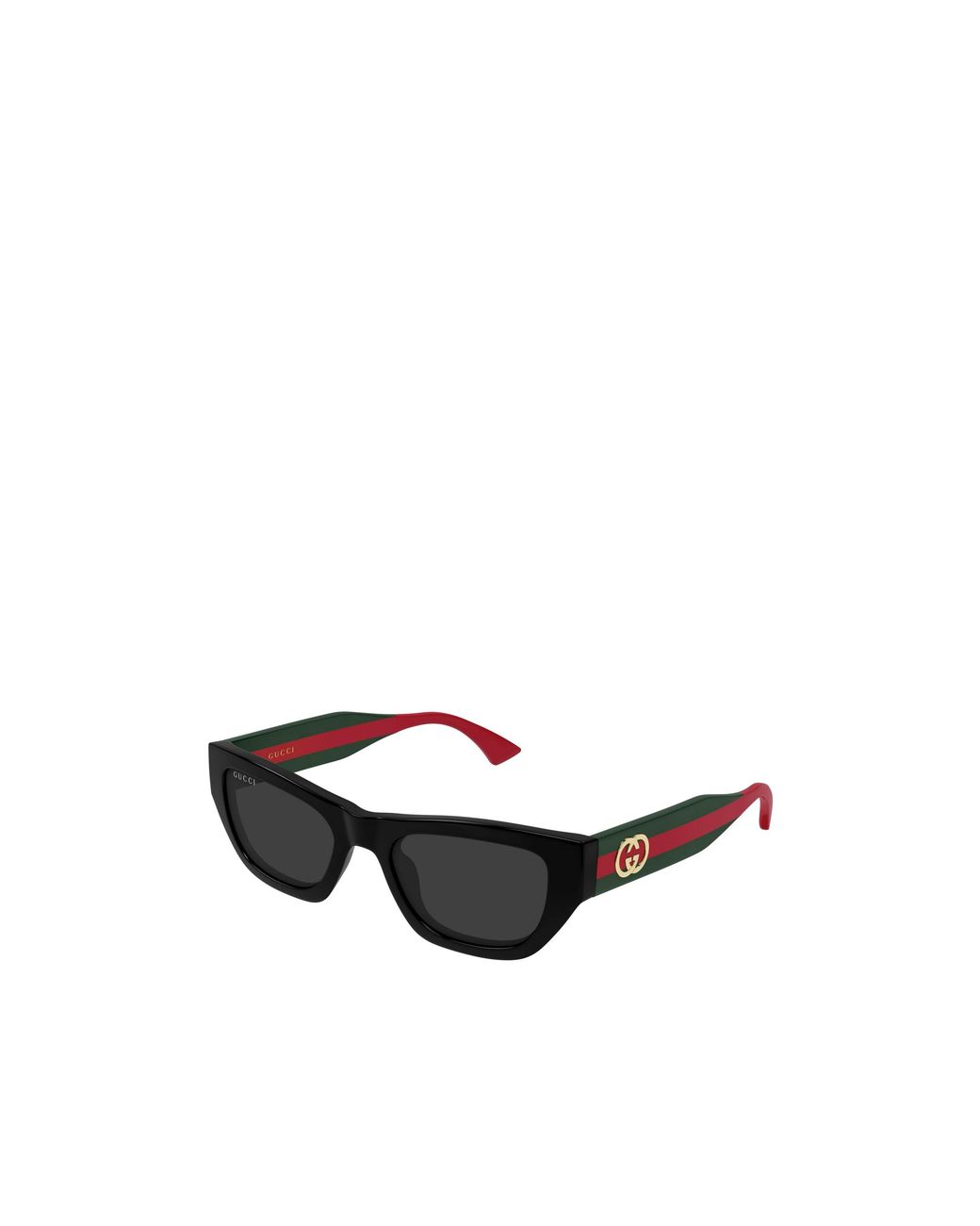Gucci Black Eyewear Cat-Eye Frame Sunglasses