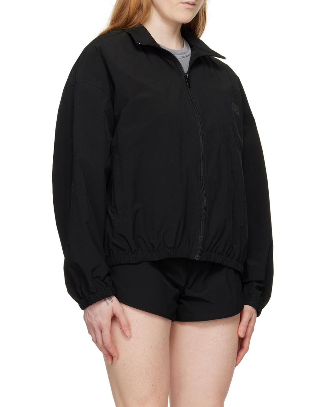 Alexander Wang Black Zipped Track Jacket