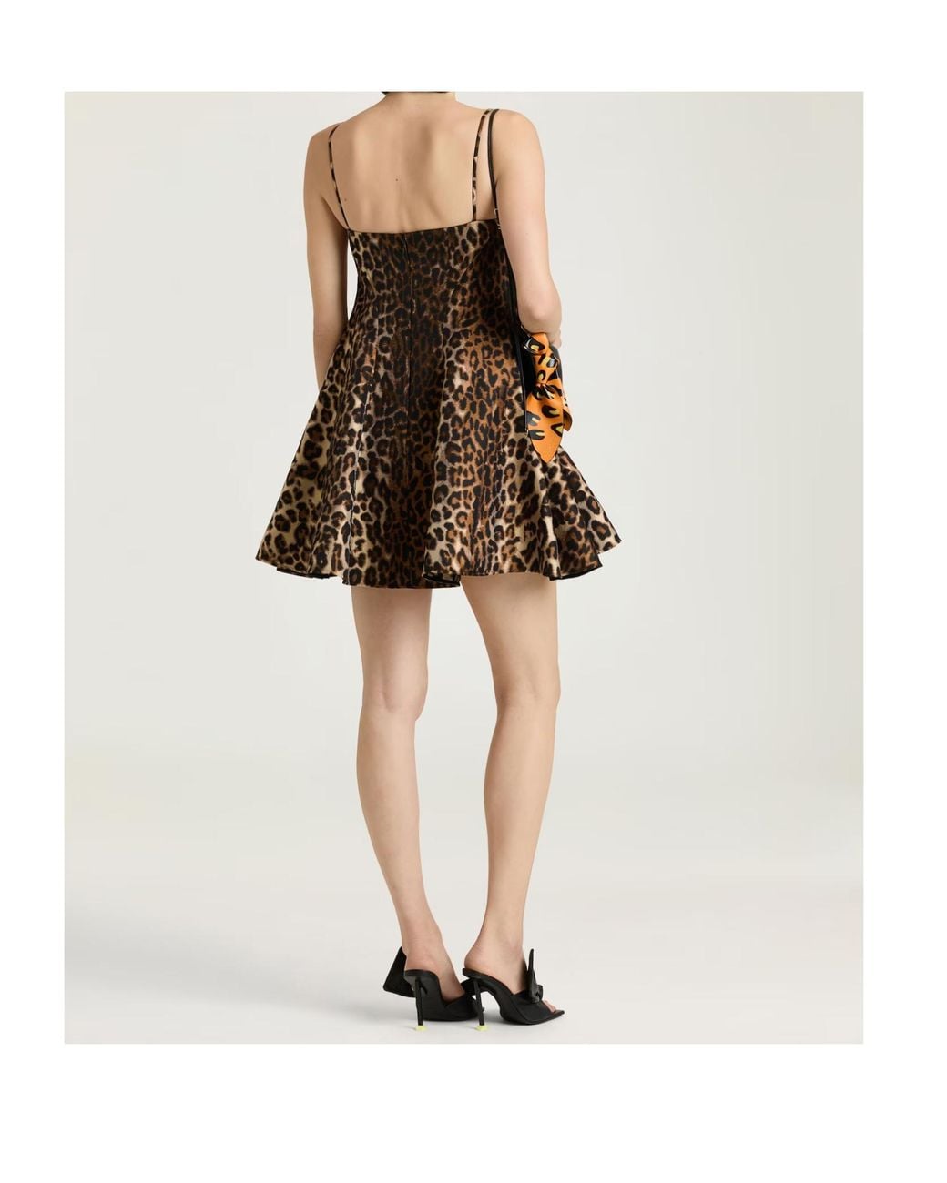 Givenchy Brown Sliced Mini Dress
