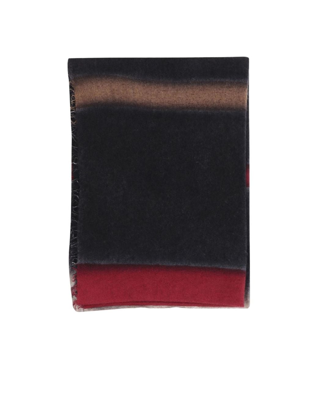 Faliero Sarti Black Eros Fringed Scarf
