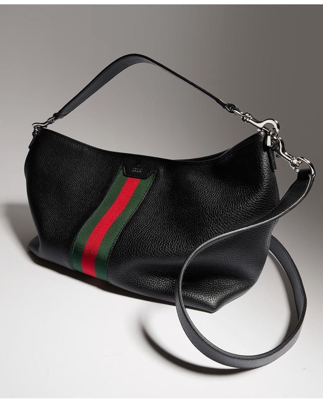 Gucci Black Web Trademark Small Crossbody Bag for men