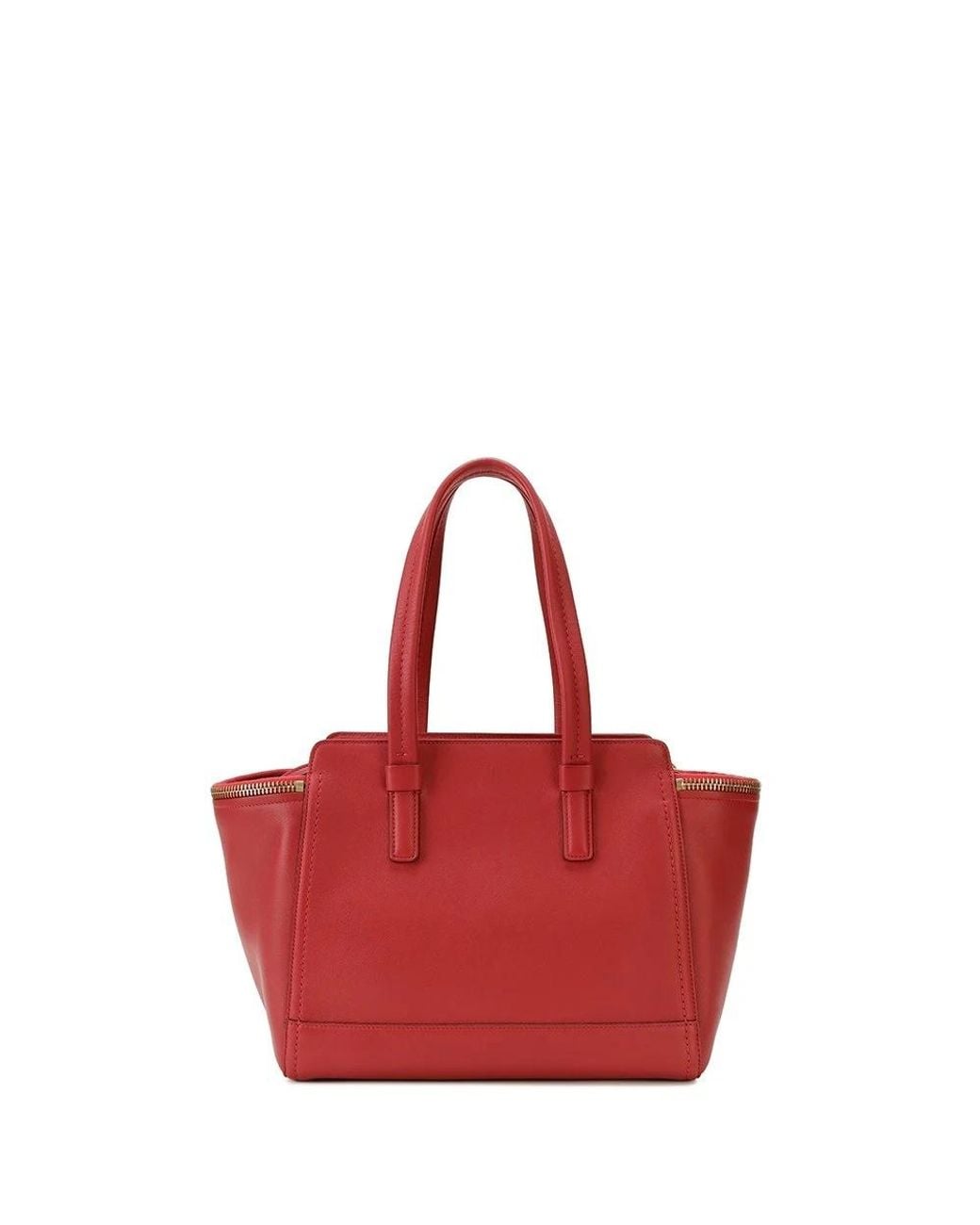 Ferragamo Red Verve Logo Handbag