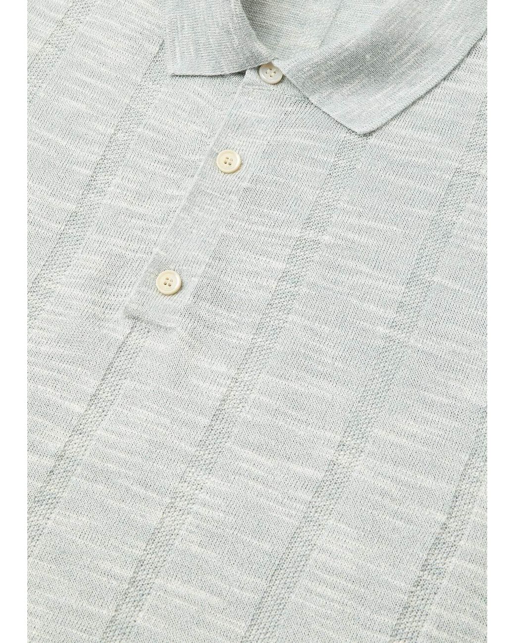 Loro Piana White Mayreau Polo Shirt for men