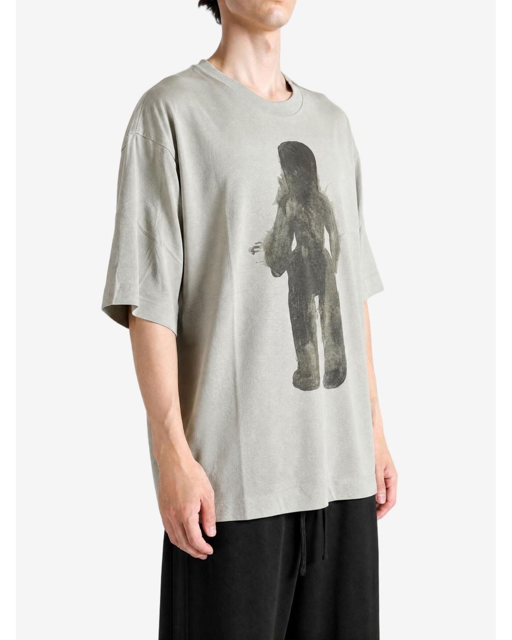 Ziggy Chen Gray Printed T-Shirt for men