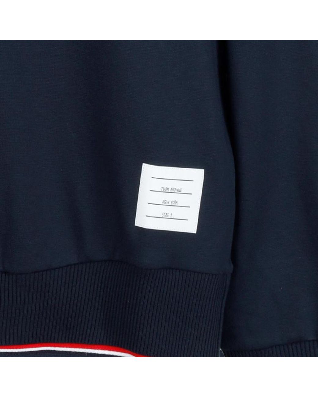 Thom Browne Blue Long-Sleeved Crewneck Sweater for men