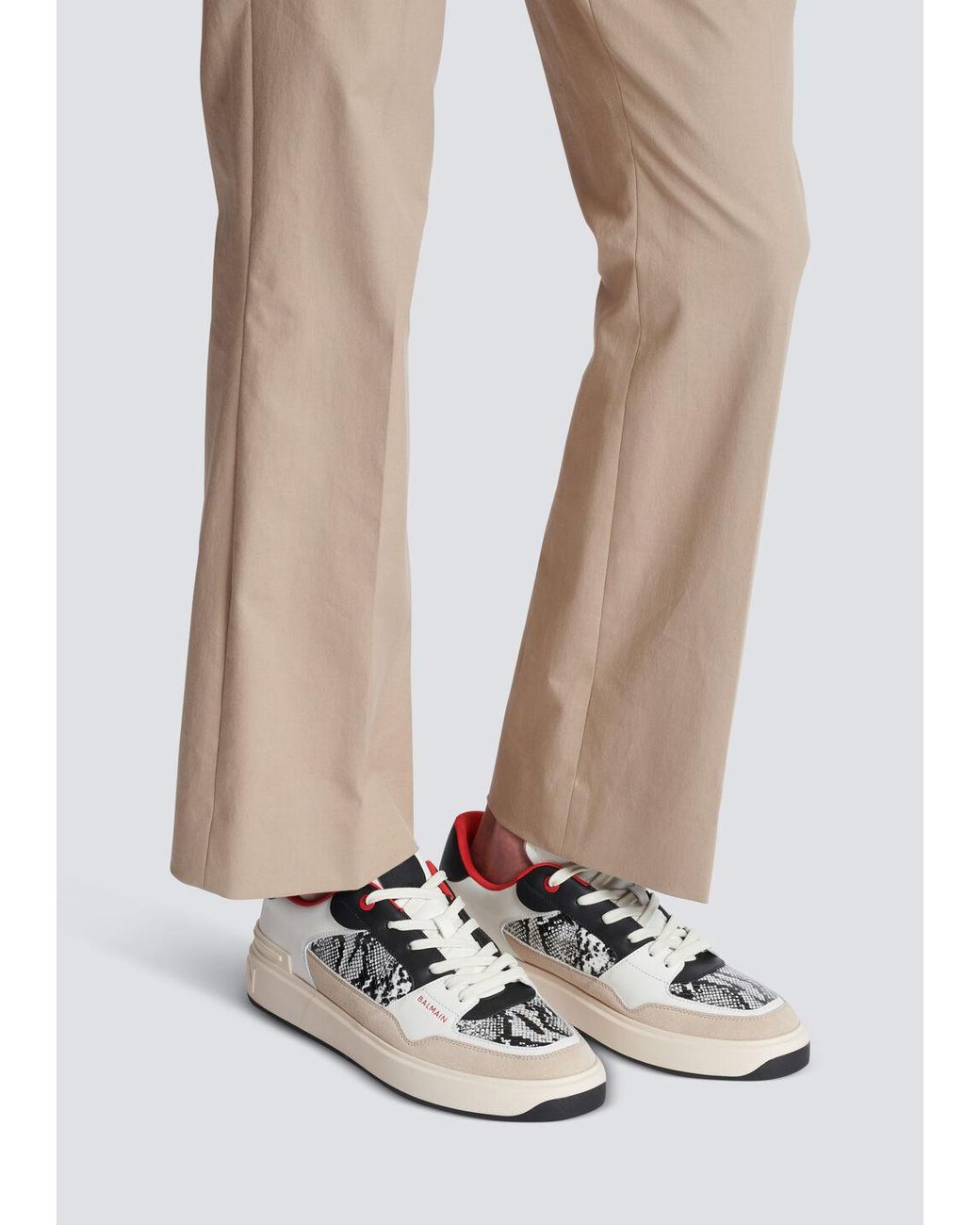 Balmain Multicolor B Court Flip Sneakers for men