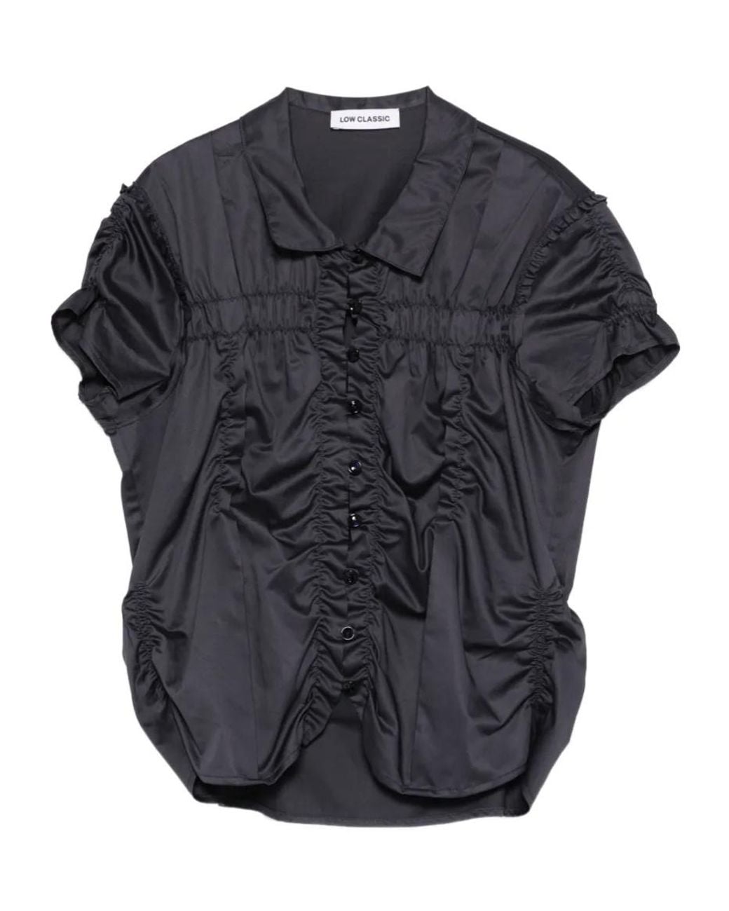 Low Classic Gray Pleated Shirt