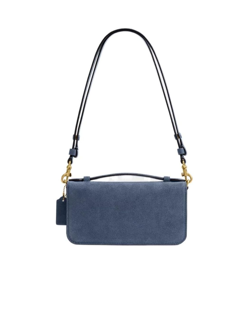 COACH Blue Elora Top Handle Crossbody Bag