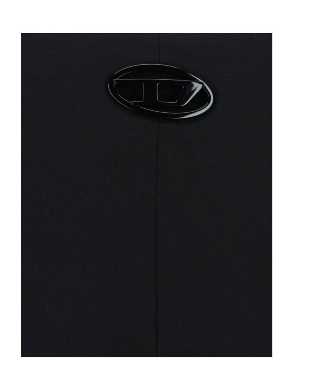DIESEL Black Relais Logo Wide-Leg Pants