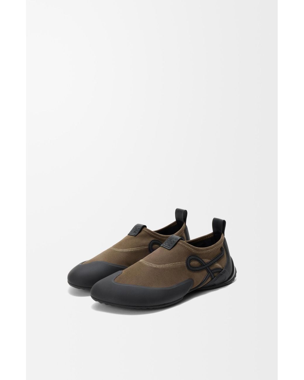 Loewe Brown Grip Aqua Slip-On Sneakers for men