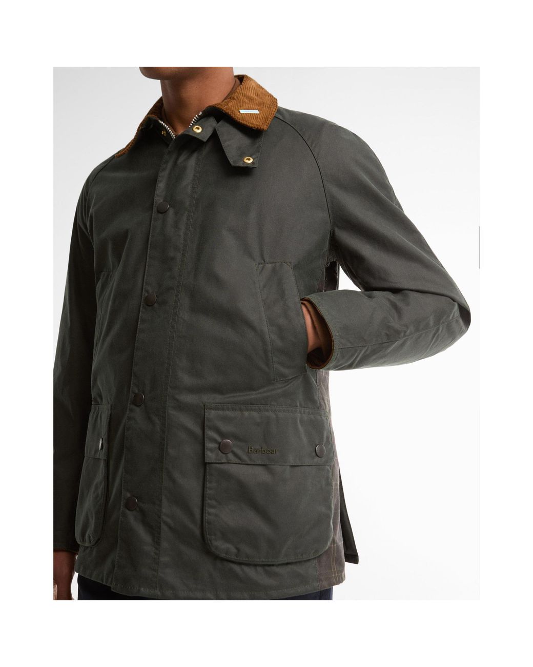 Barbour Black Waxed Field Jacket for men