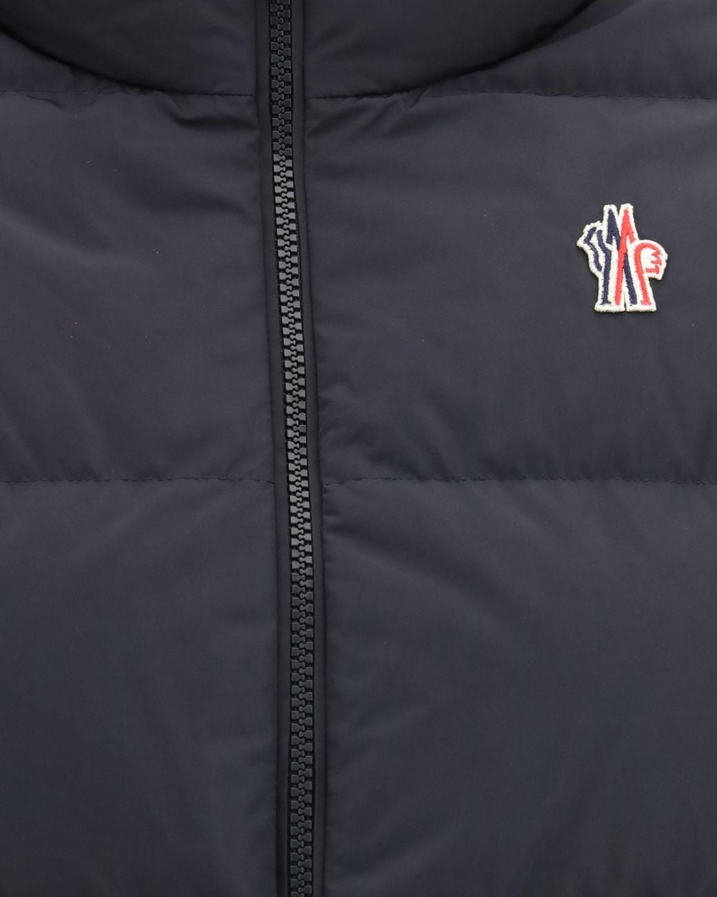 Moncler Blue Panelled Quilted Puffer Jacket