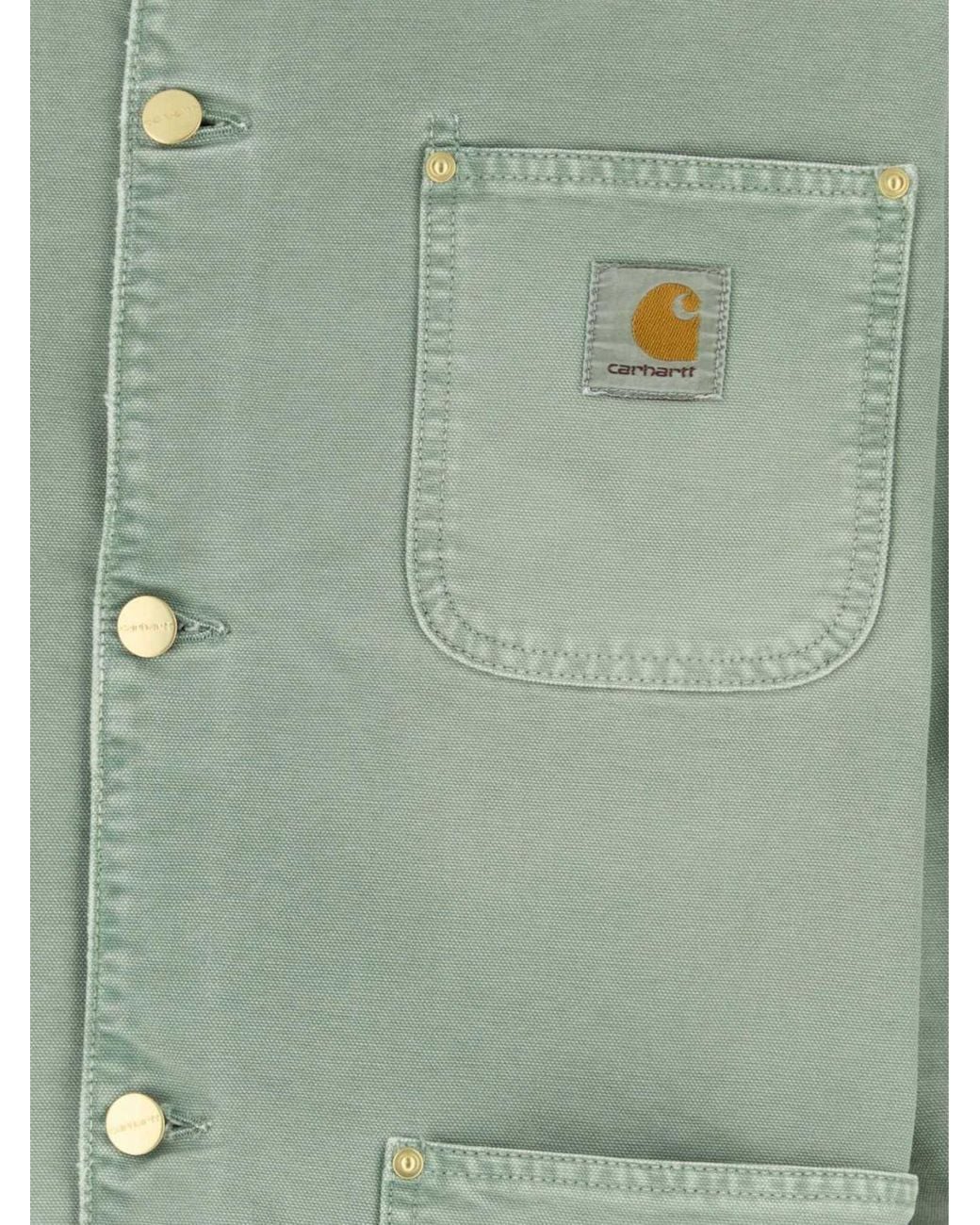 Carhartt Green Wip Og Chore Dearborn Canvas Coat for men