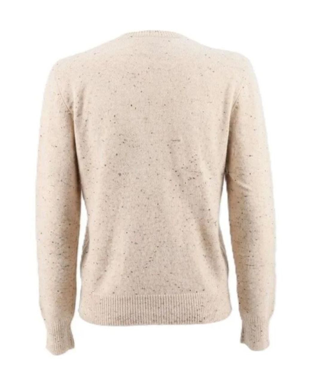 Mc2 Saint Barth White Ranch Girl Intarsia Knitted Sweater