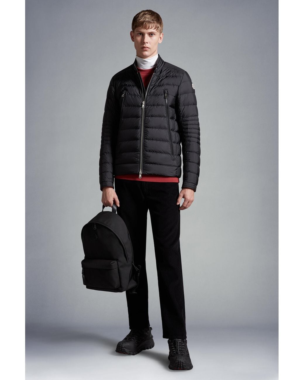 Moncler Black Amiot Short Down Jacket for men
