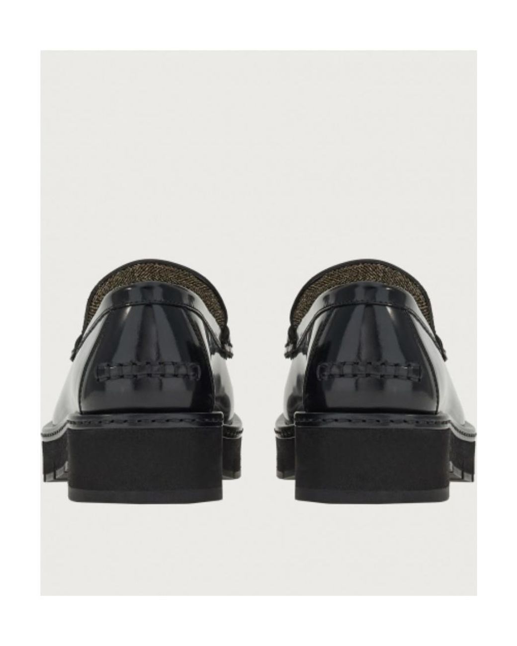 Ferragamo Black Ferragamo Gancini Loafers