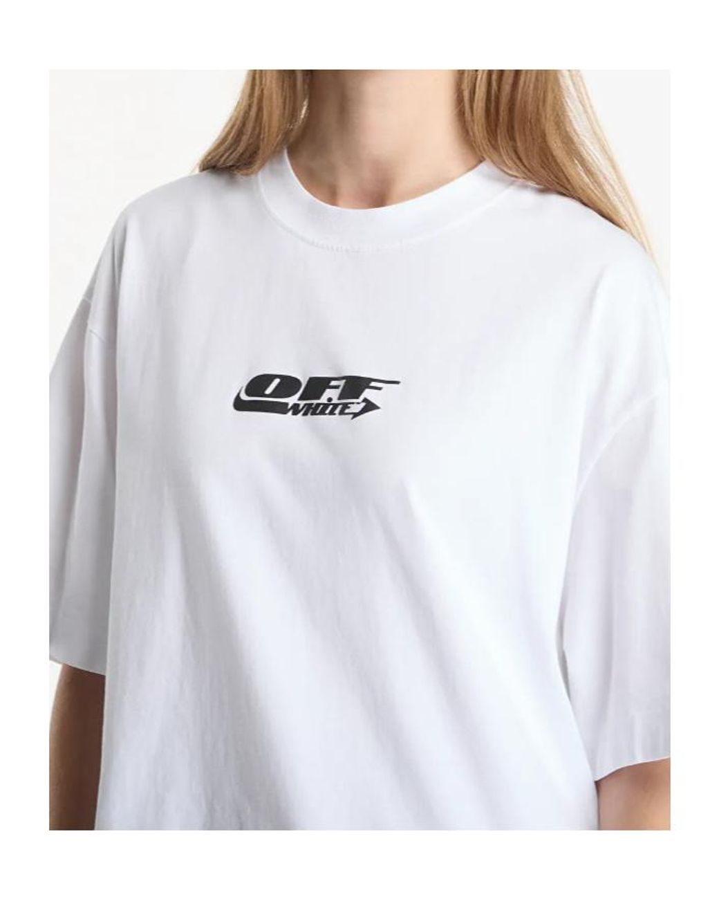 Off-White c/o Virgil Abloh White Graphic-Print Short-Sleeve T-Shirt for men