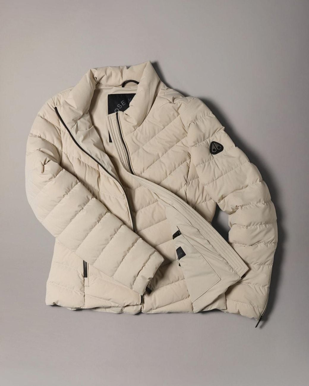 Moose Knuckles Natural Elora Down Jacket