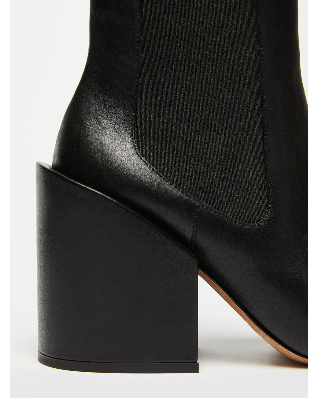 Sportmax Black Etra Heeled Ankle Boots