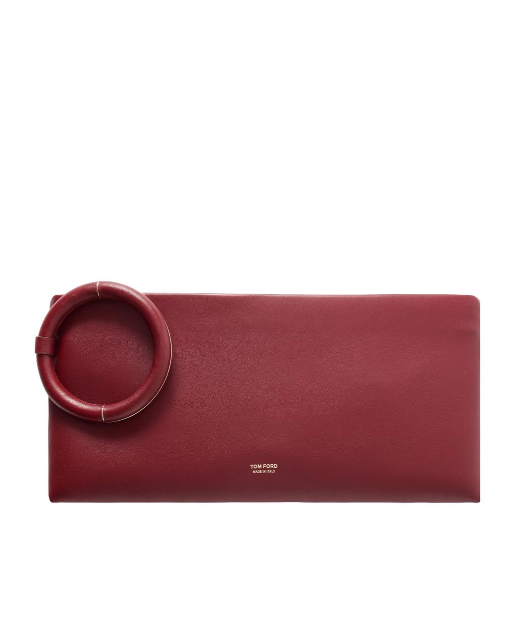 Tom Ford Red Leather Clutchaura