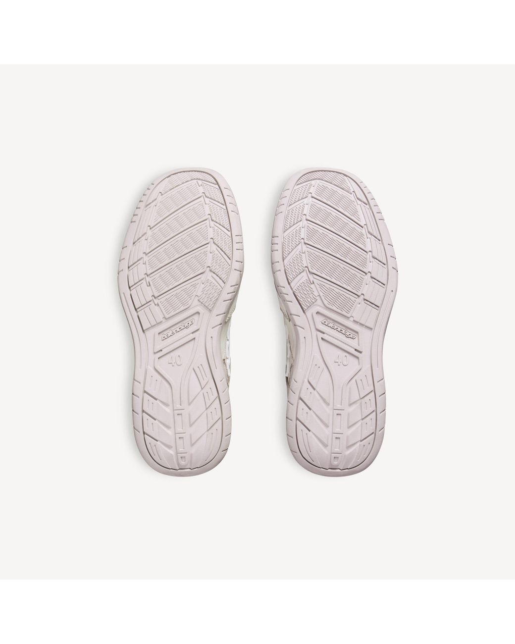Balenciaga White Hamptons Medium Worn-Out Sneakers for men