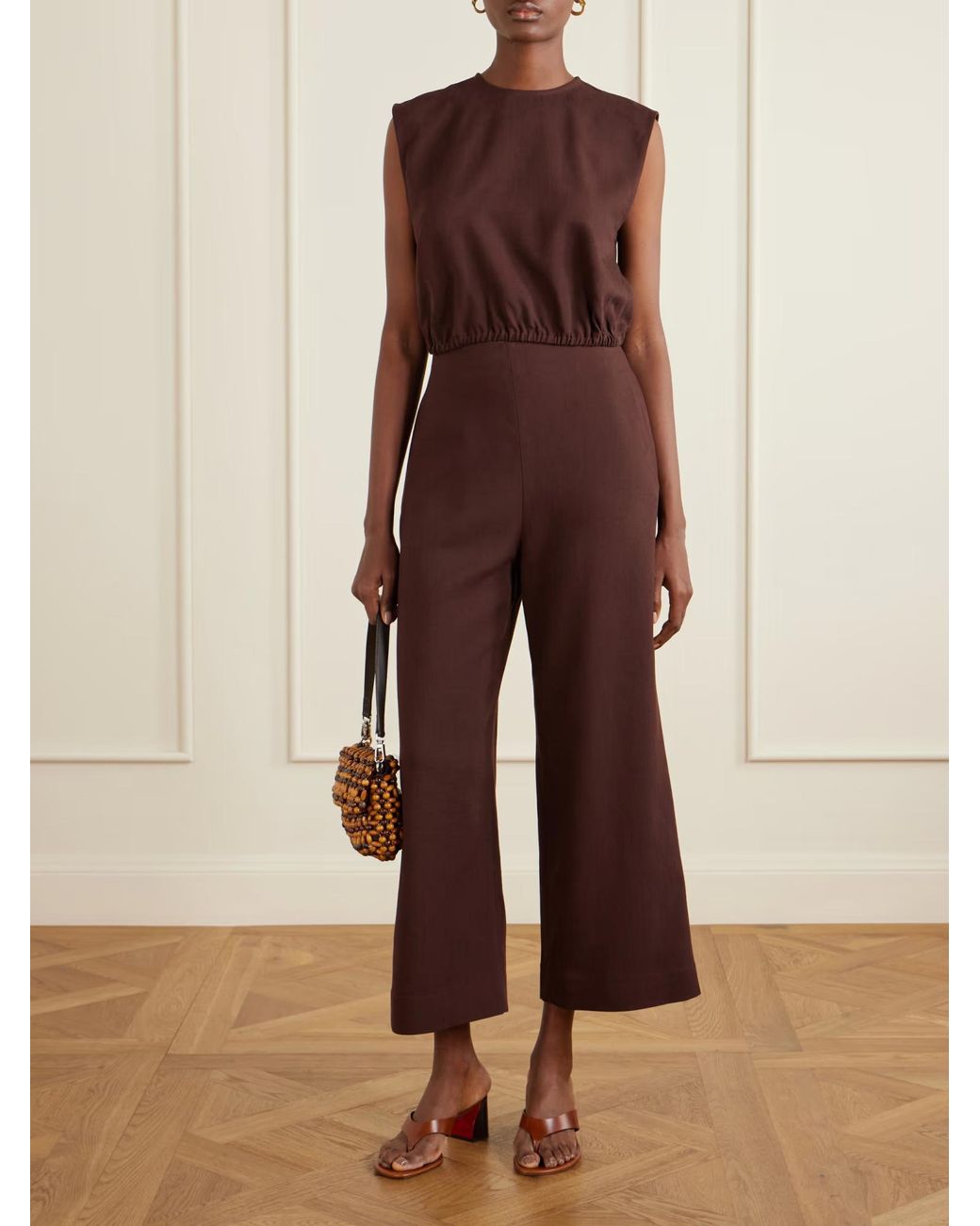 TOVE Brown Andie Shirt