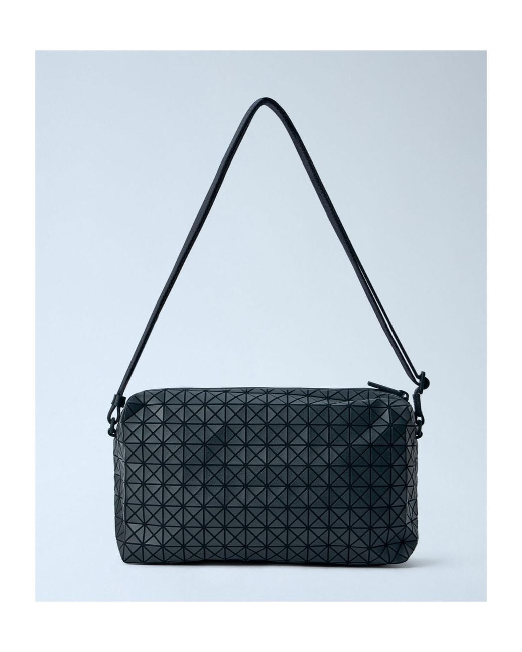 Issey Miyake Blue Zippered Shoulder Bag for men