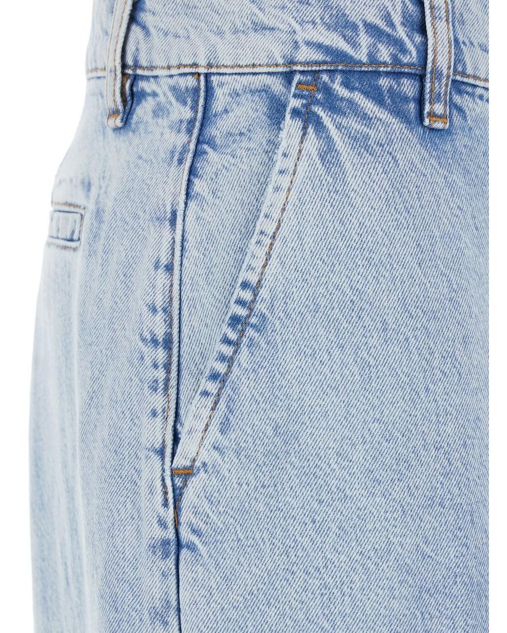 FRAME Blue Belt-Loop Jeans