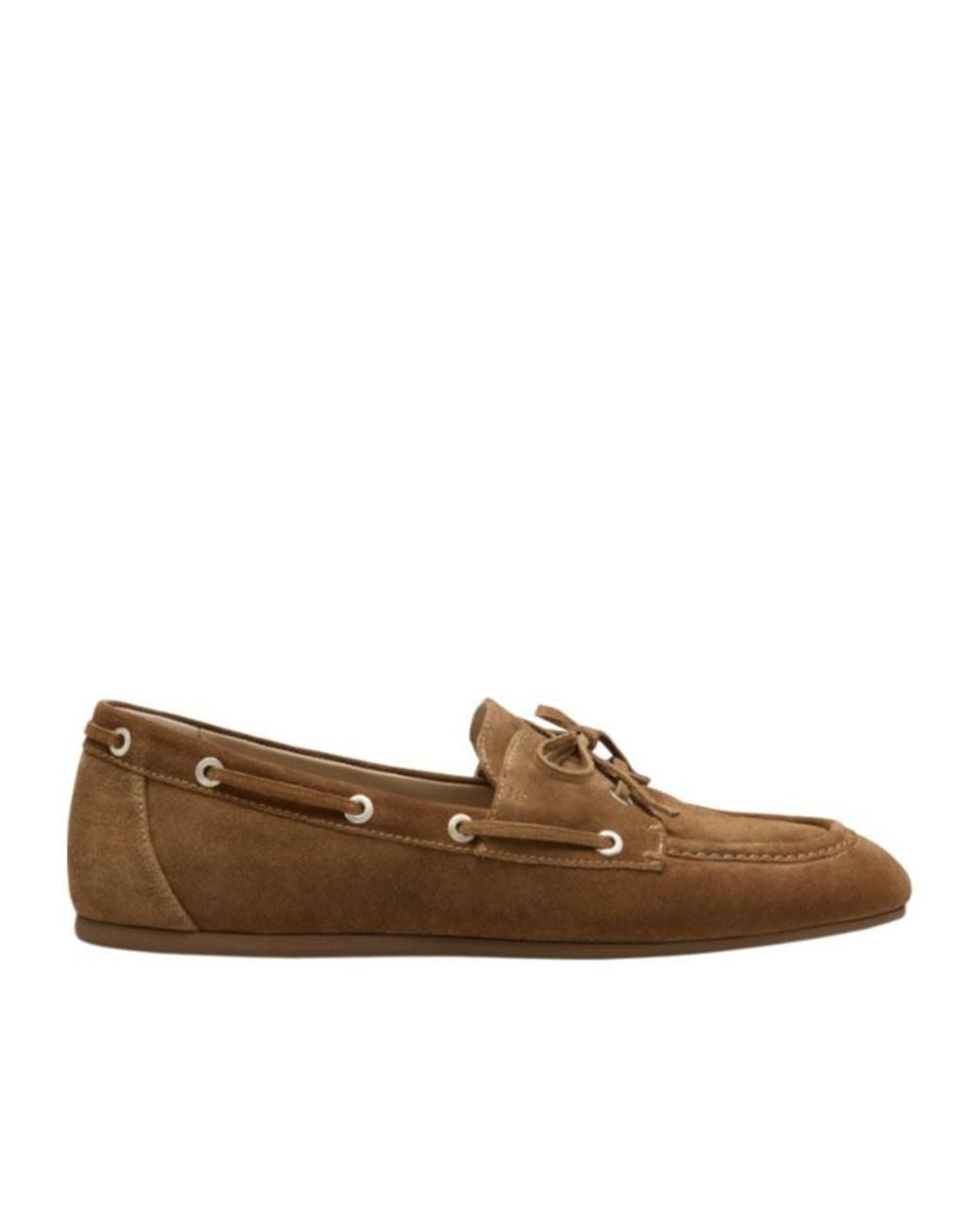 Stuart Weitzman Brown Tinsley Moccasin
