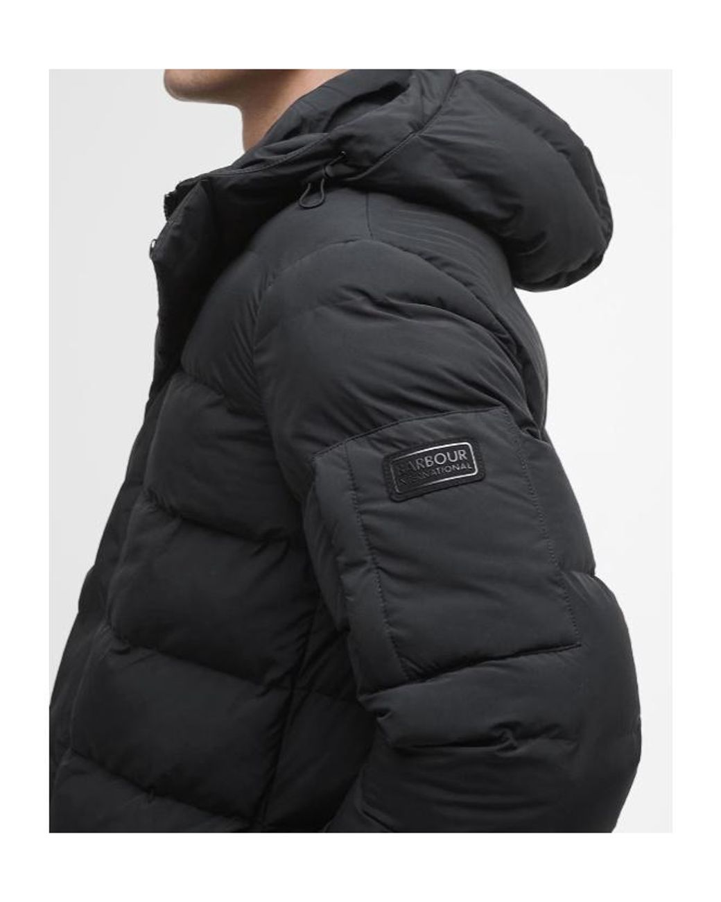 Barbour Blue Long-Sleeved Hooded Cotton Jacket for men