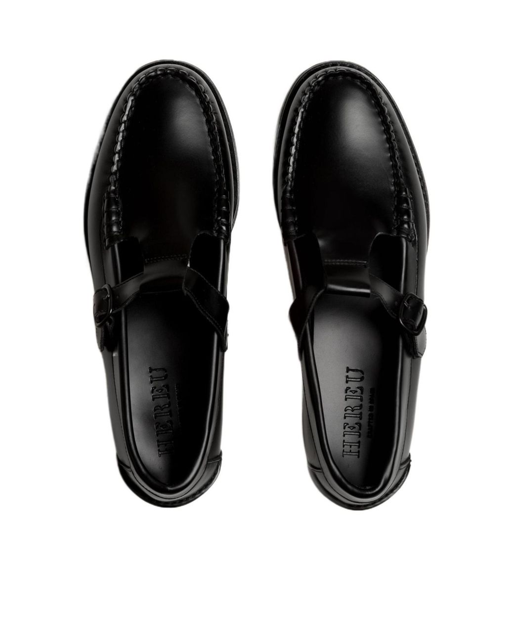 Hereu Blue Alber Almond Toe Loafers