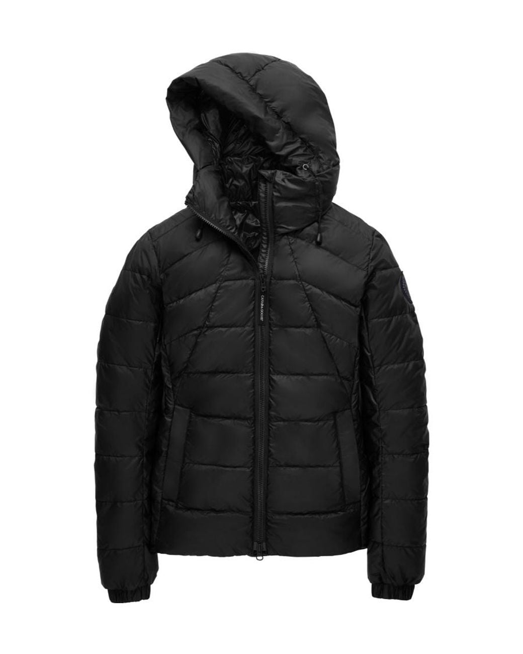 Canada Goose Black Logo Patch Down Jacket